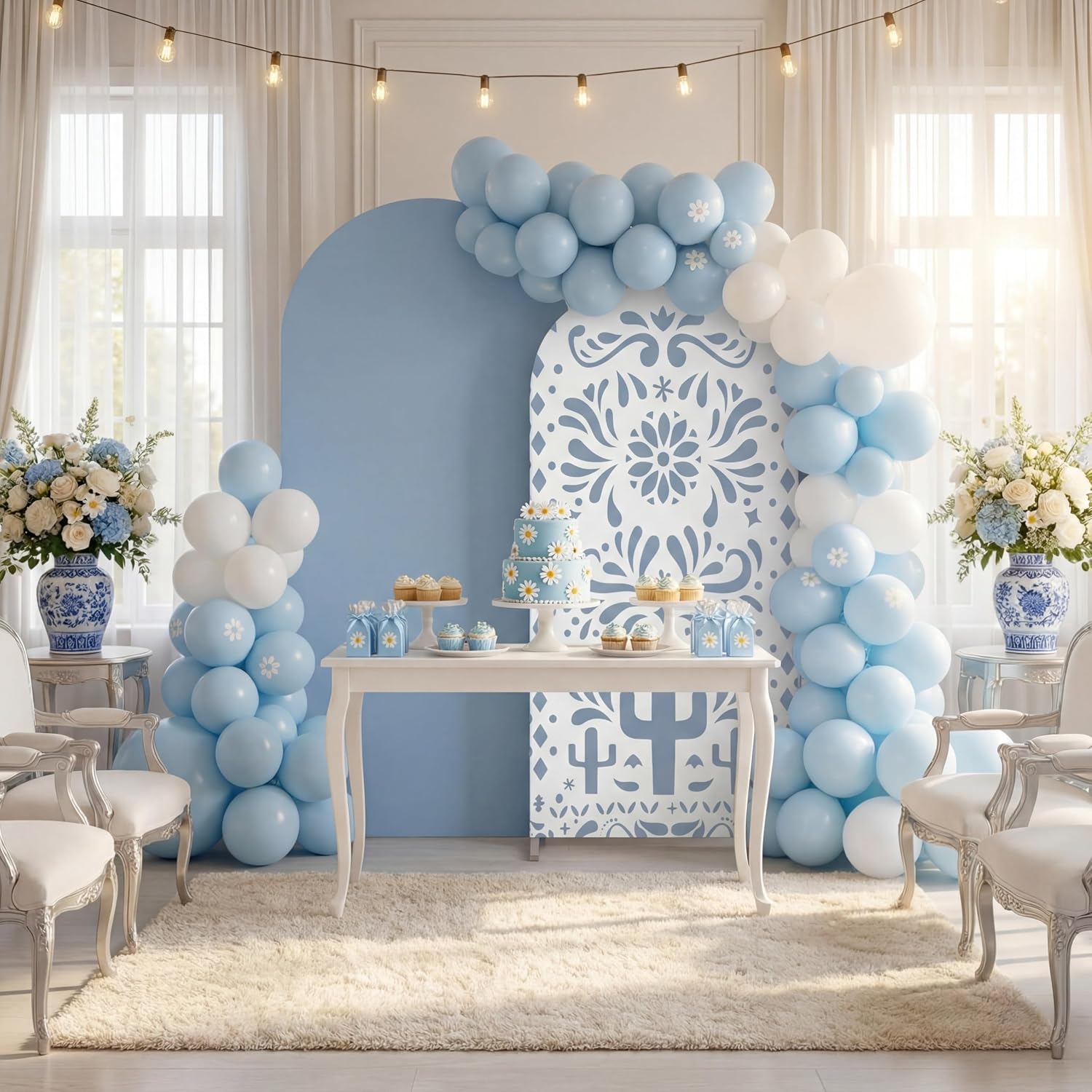 Индивидуальный двусторонний фо – обзор и цена Dessert Table Backdrop