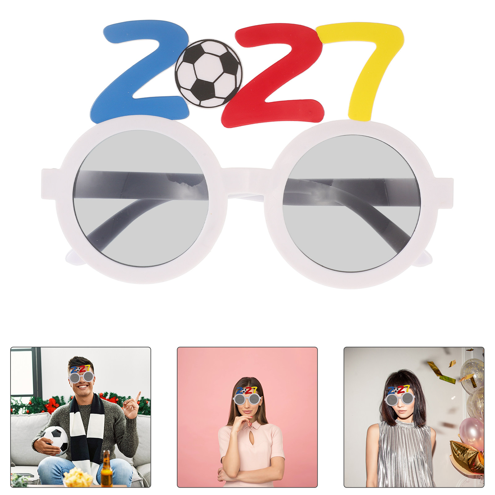 2 шт. 2027 Очки для футбольной – обзор и цена Photo Booth Frame