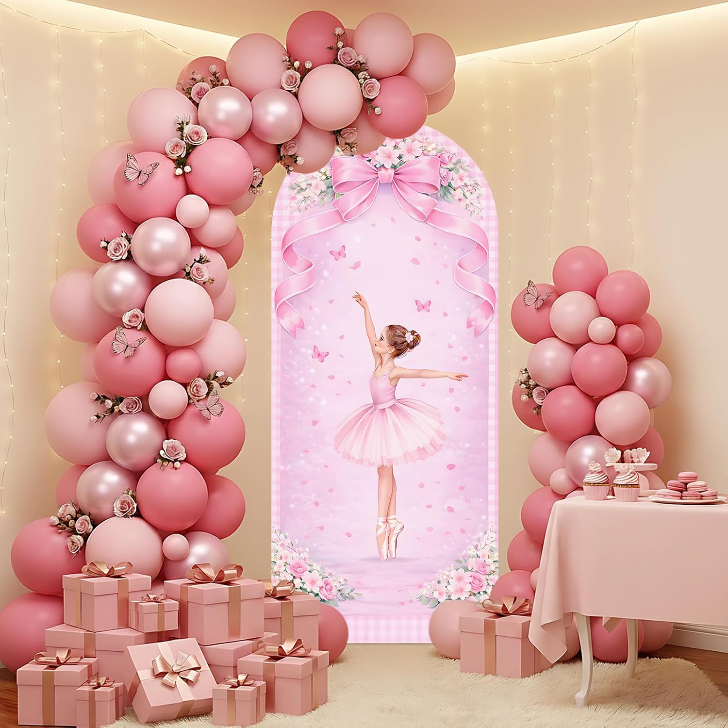 Индивидуальный двусторонний фо – обзор и цена Dessert Table Backdrop
