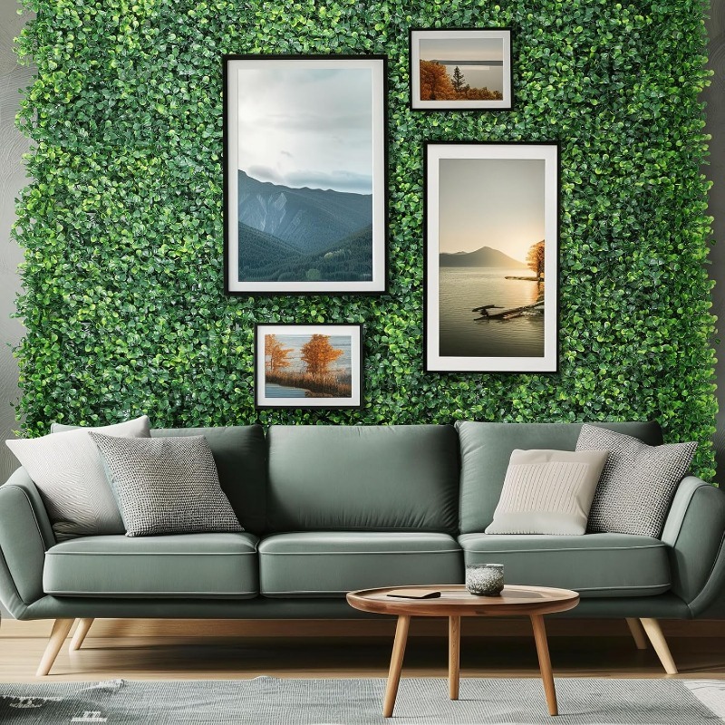 1/3/6 шт. Искусственные растен – обзор и цена Flower Wall Panel