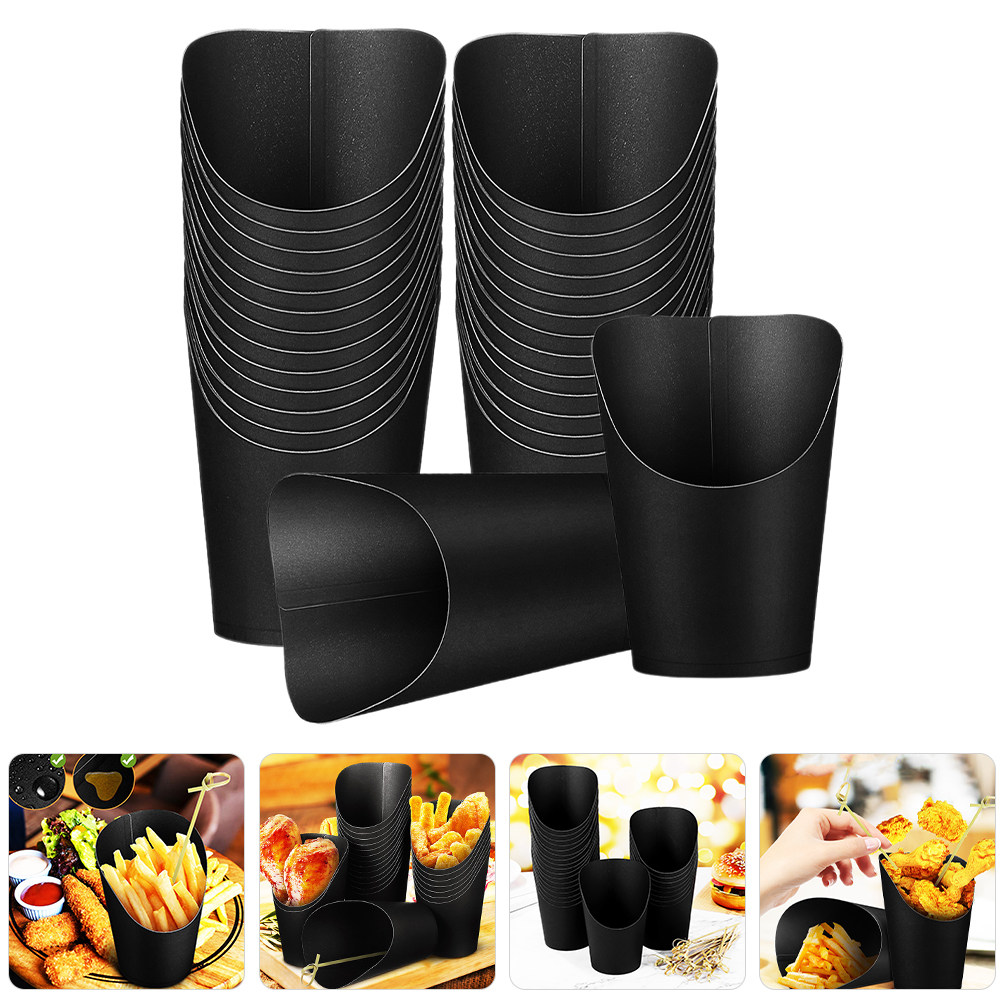 50 шт. высоких одноразовых кон – обзор и цена Plastic Cup 50Pcs
