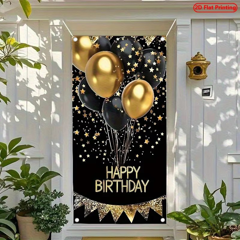 2D-баннер на дверь, 1 элегантн – обзор и цена Party Banner Gold