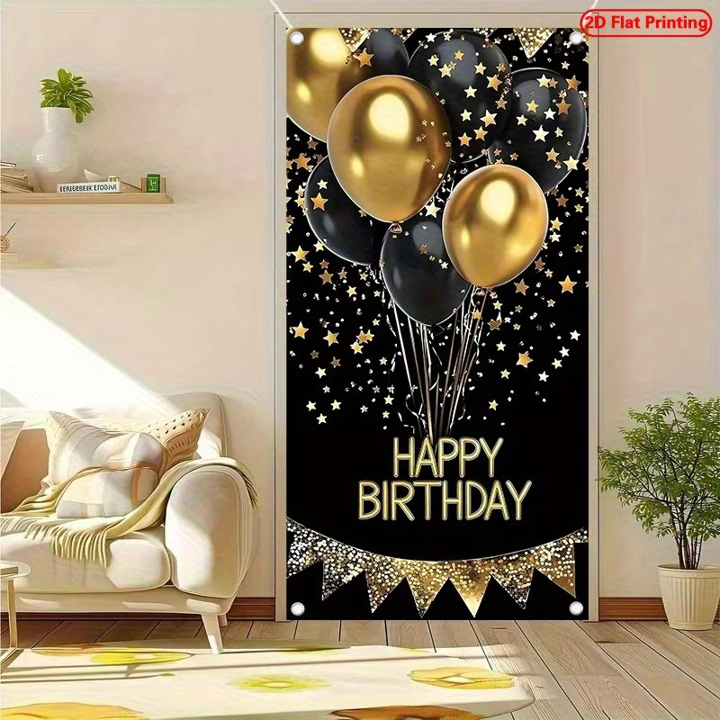 2D-баннер на дверь, 1 элегантн – обзор и цена Party Banner Gold