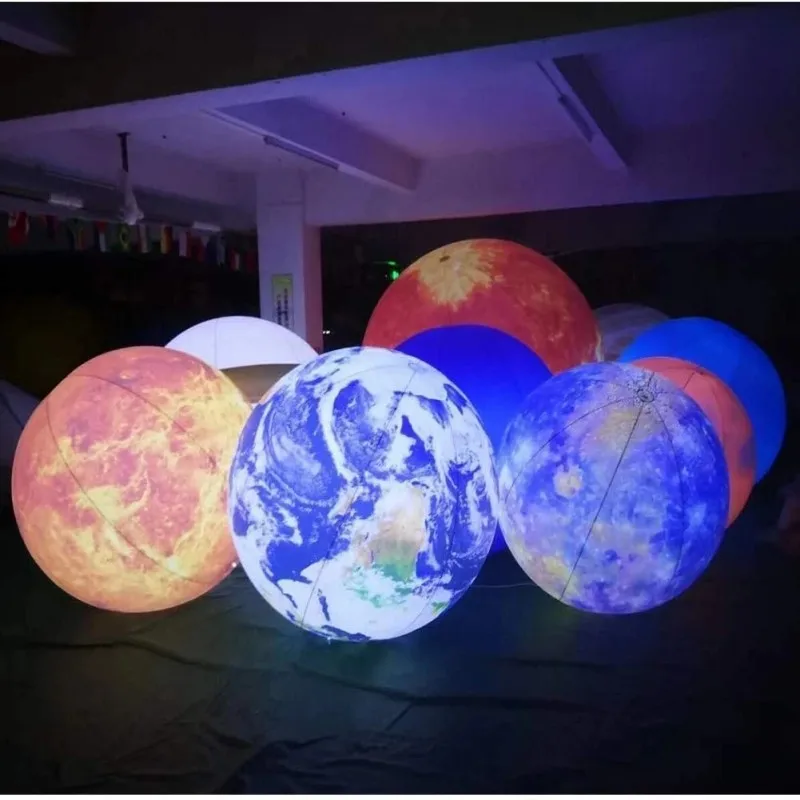Гигантский надувной голубой лу – обзор и цена Led Balloon Light