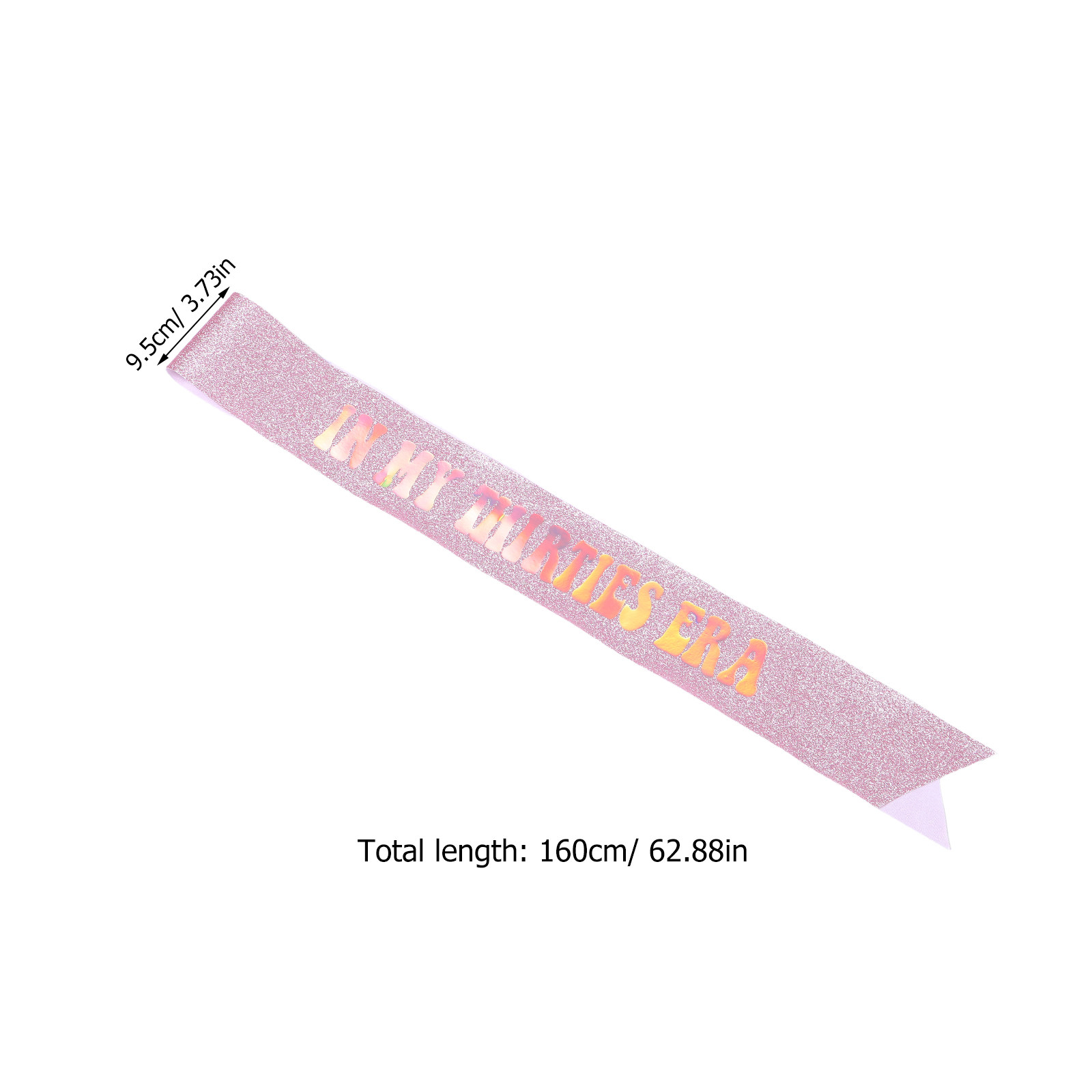 Праздничная лента на день рожд – обзор и цена Birthday Sash Glitter